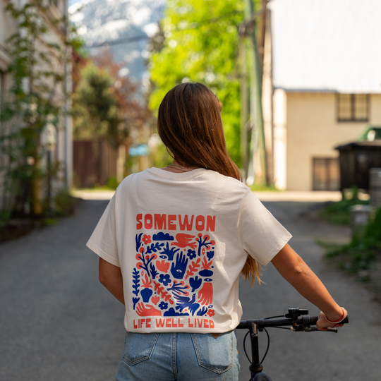 Birds, Hands, Plants T-Shirt - Women's